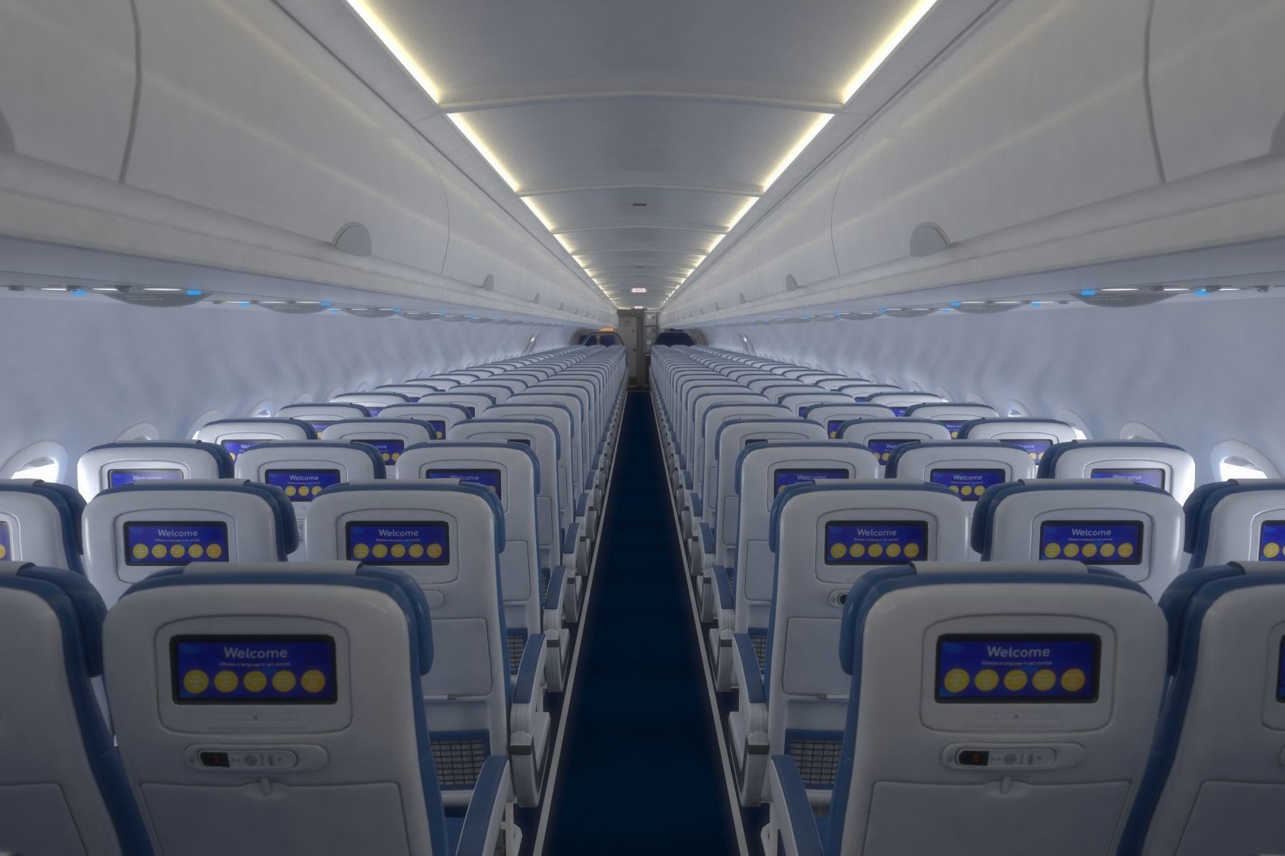 Airbus A 320 3D model_3