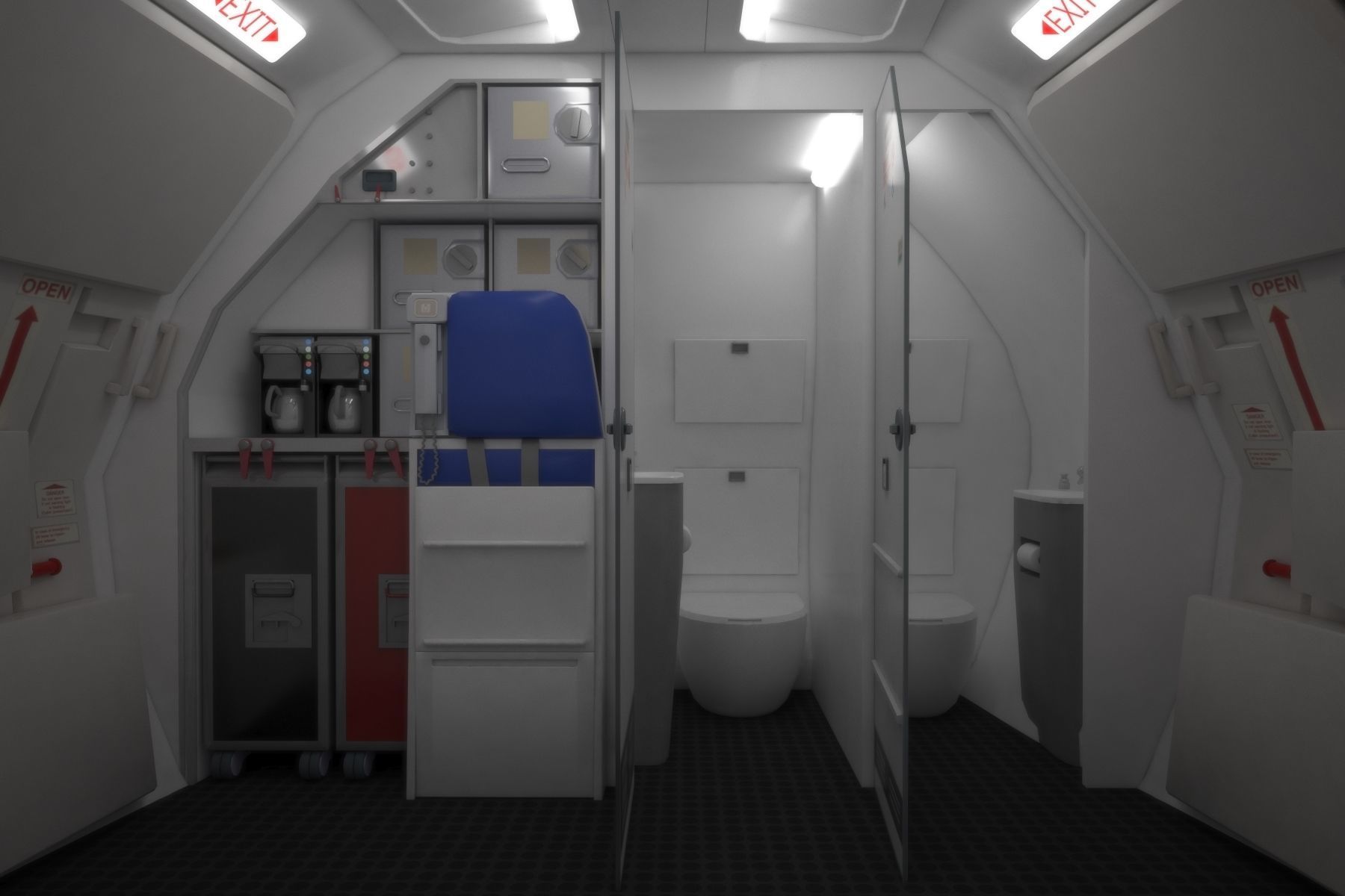 Airbus A 320 3D model_10