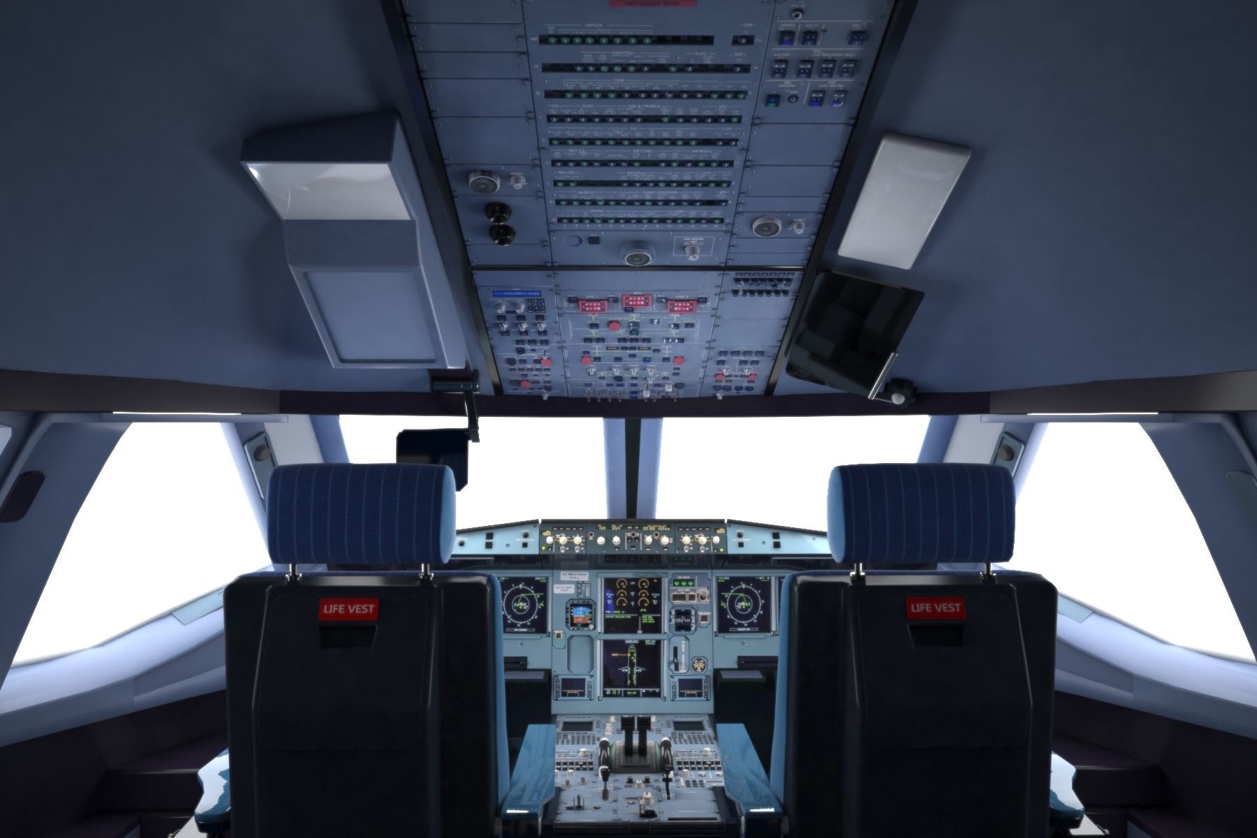Airbus A 320 3D model_16