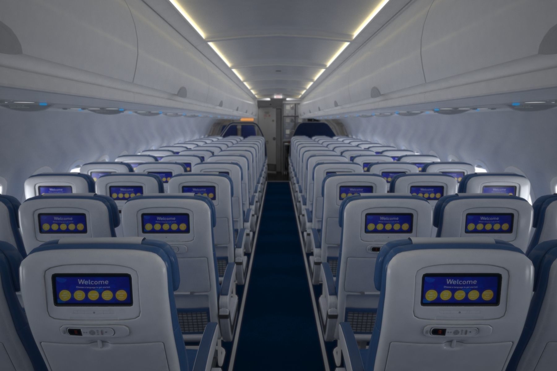 Airbus A 320 3D model_12