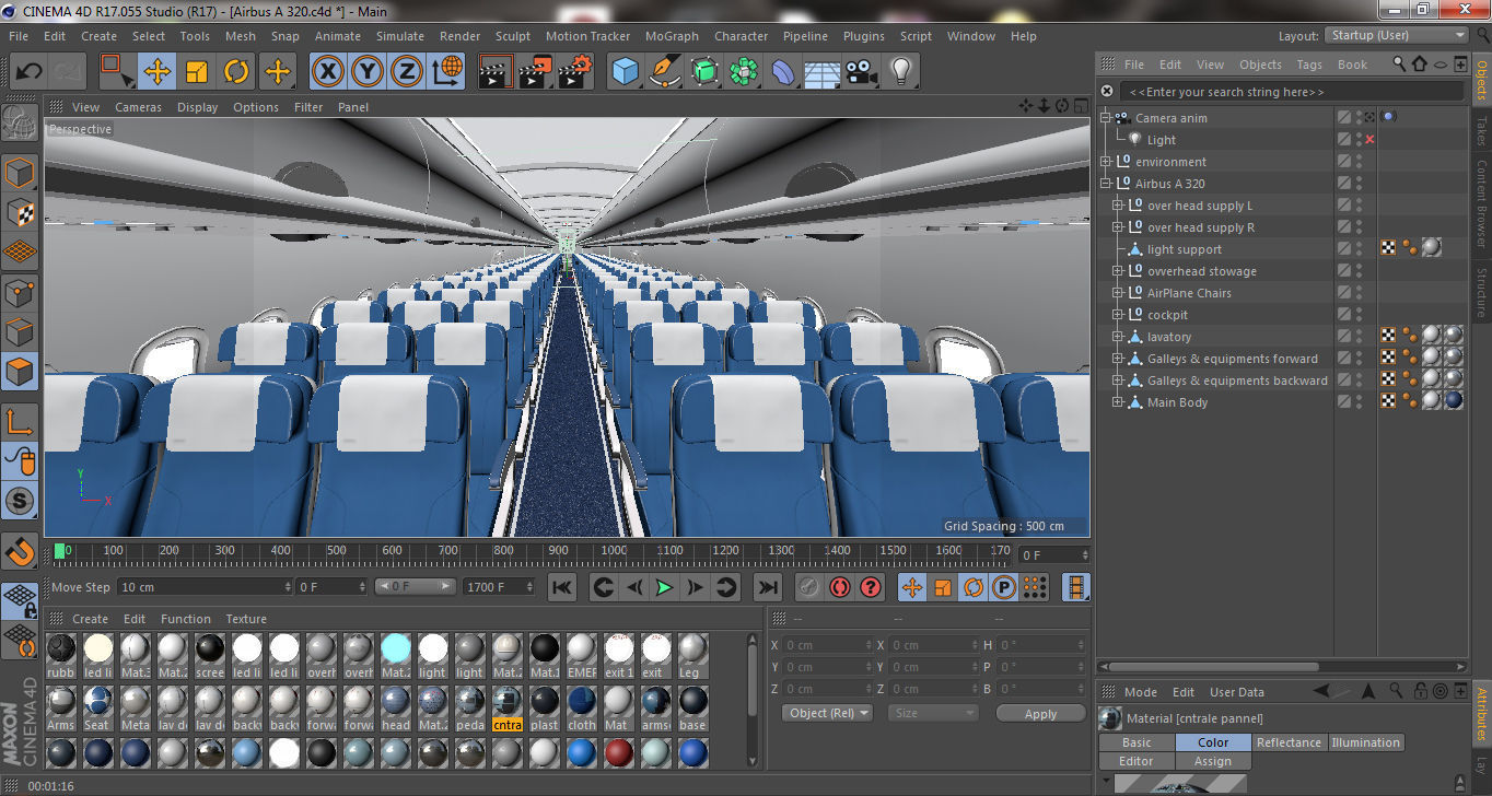 Airbus A 320 3D model_39