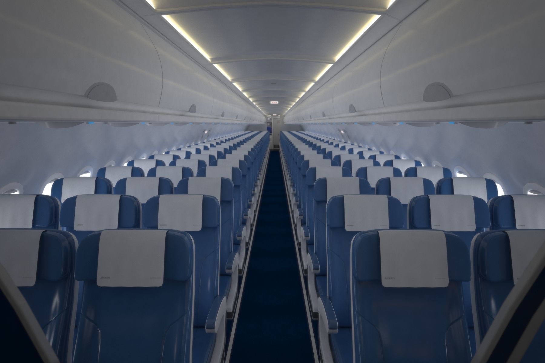 Airbus A 320 3D model_4