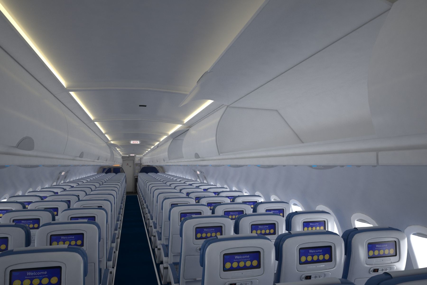 Airbus A 320 3D model_11