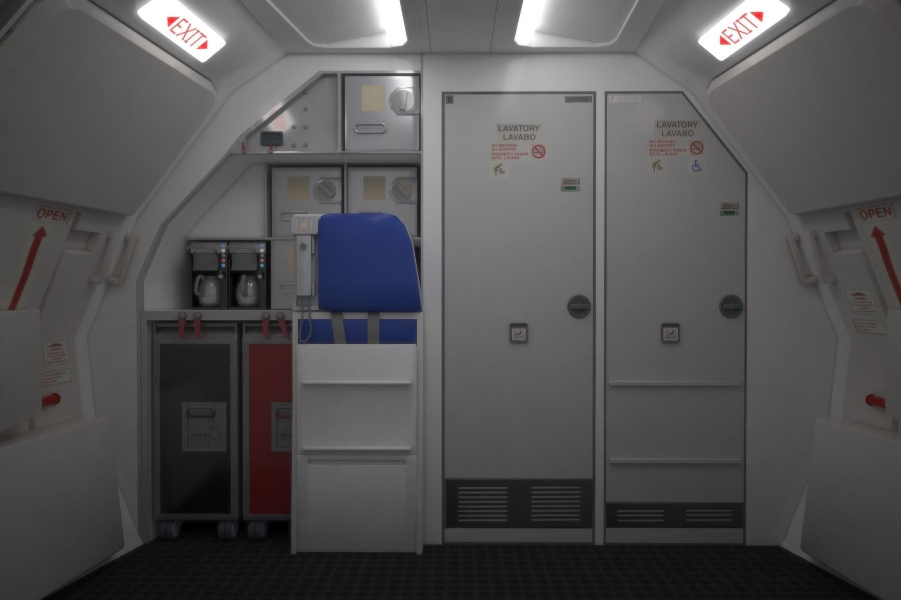 Airbus A 320 3D model_9