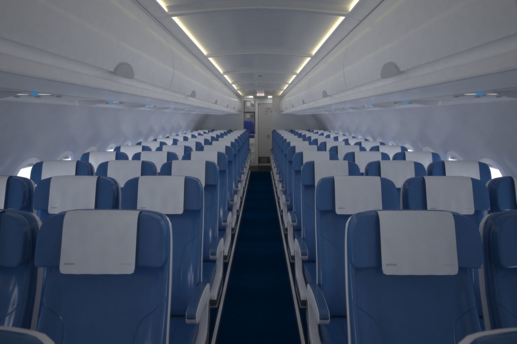 Airbus A 320 3D model_8