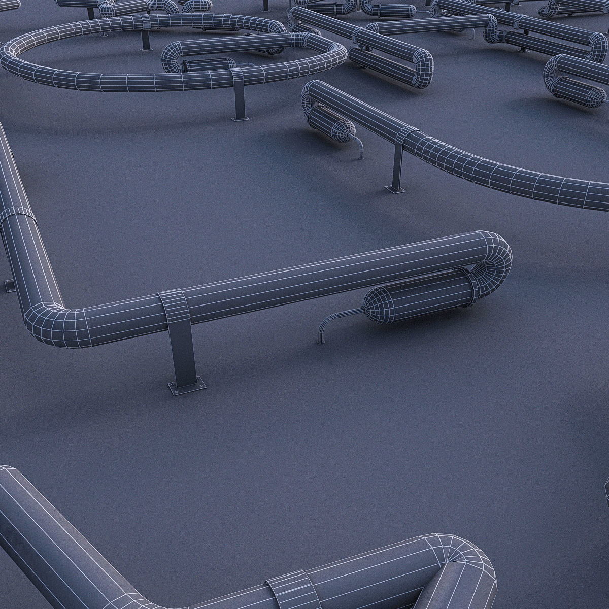 Night Club Neon Sign Low-poly 3D model_5