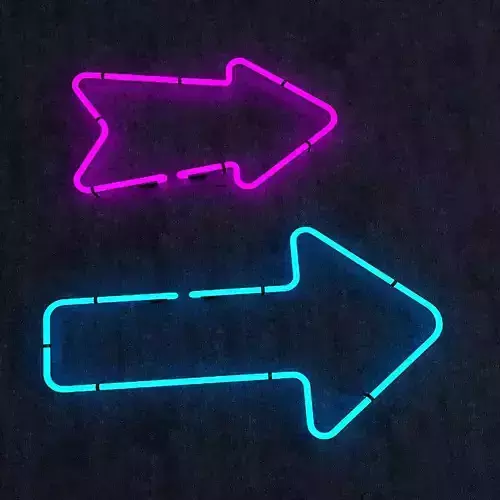 Arrows Neon Sign