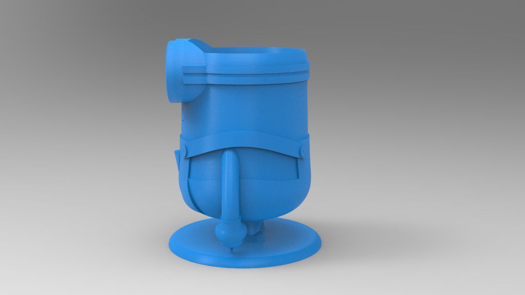 Minion Flower Pot for 3D print 3D print model_2