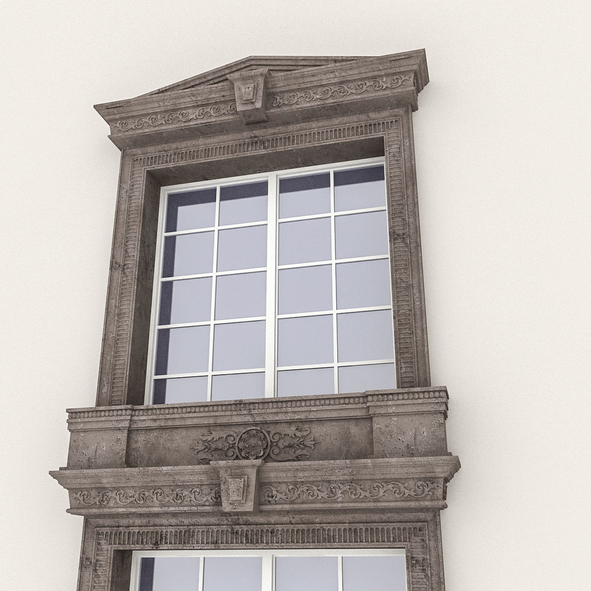 Window Frame 05 3D model_1