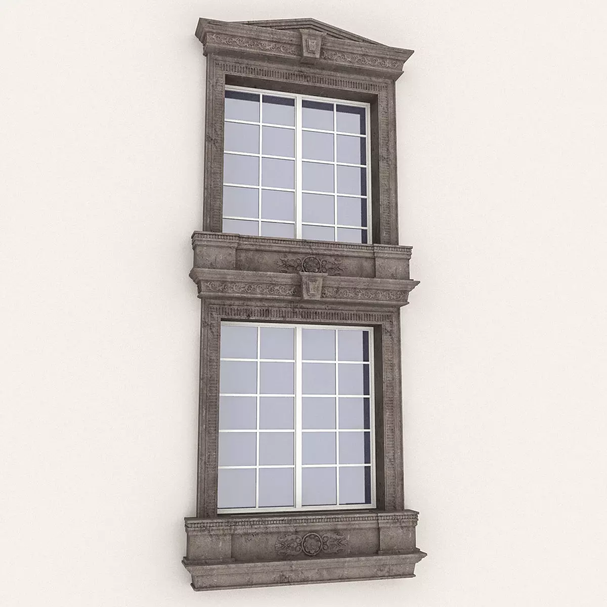 Window Frame 05 3D model_0