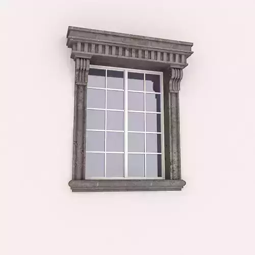 Window Frame 06 Low-poly 3D model