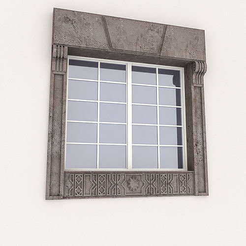 Window Frame 09 Low-poly 3D model