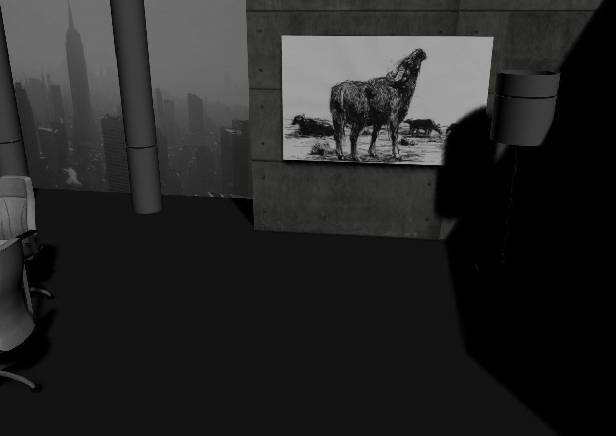 modern meeting room cd366 3D model_14