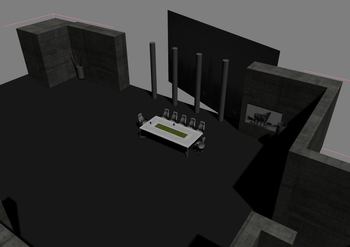 modern meeting room cd366 3D model_6