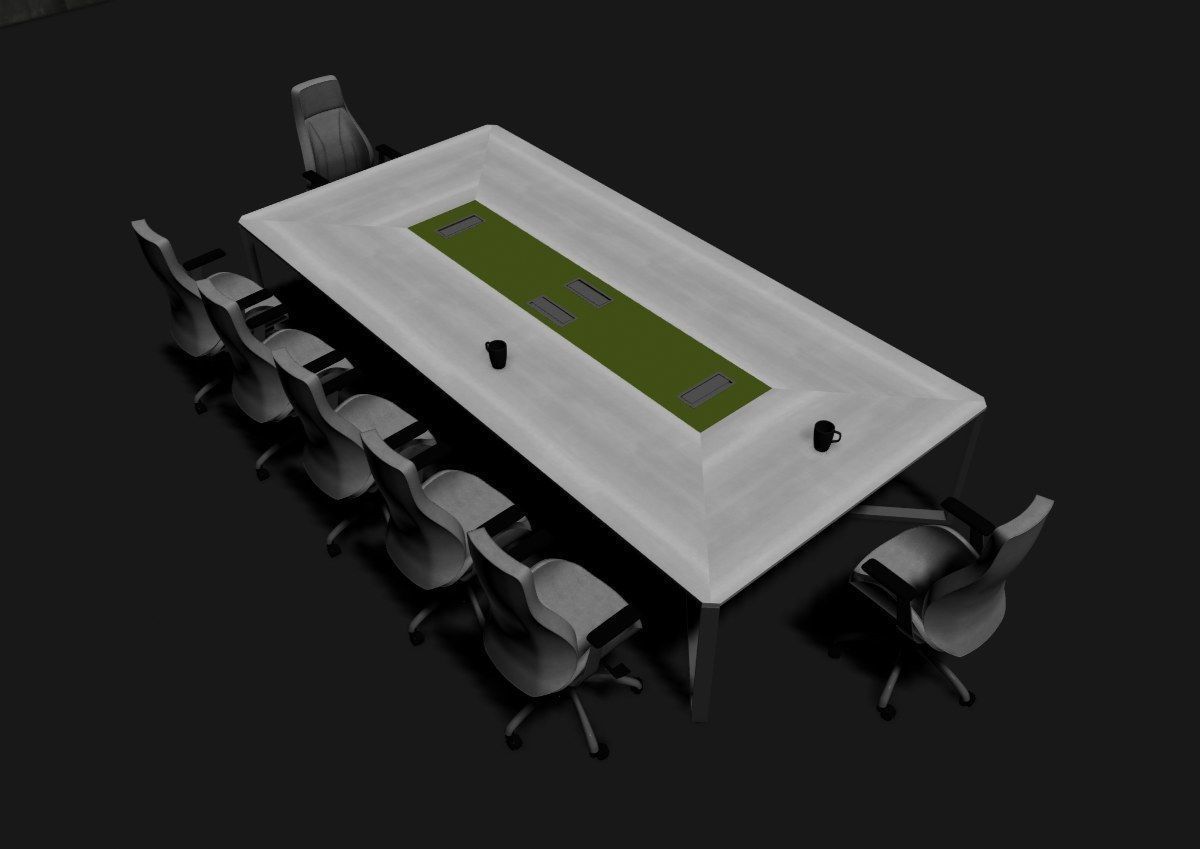 modern meeting room cd366 3D model_46