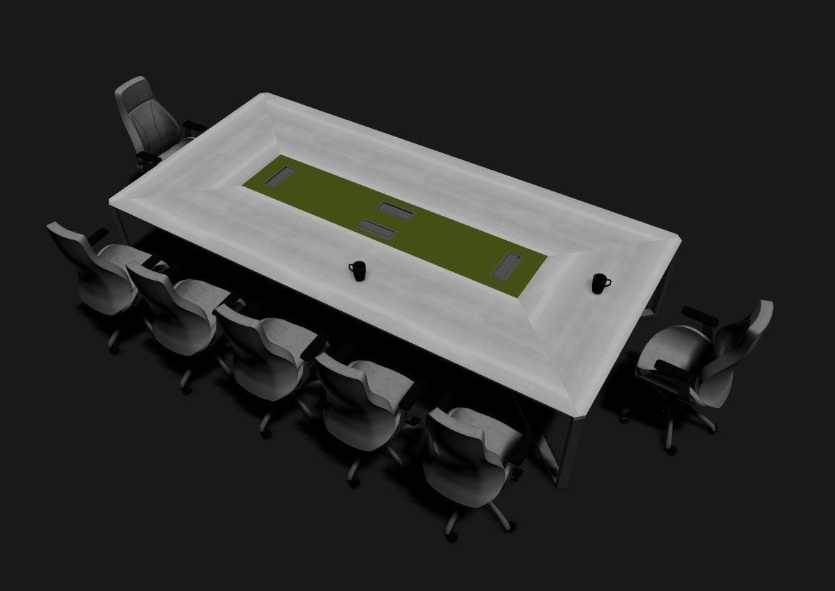 modern meeting room cd366 3D model_51