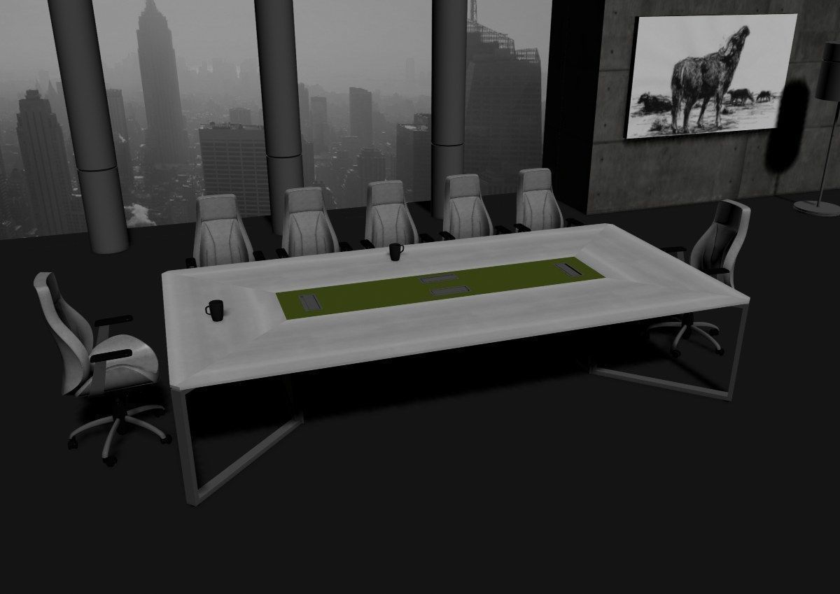modern meeting room cd366 3D model_27