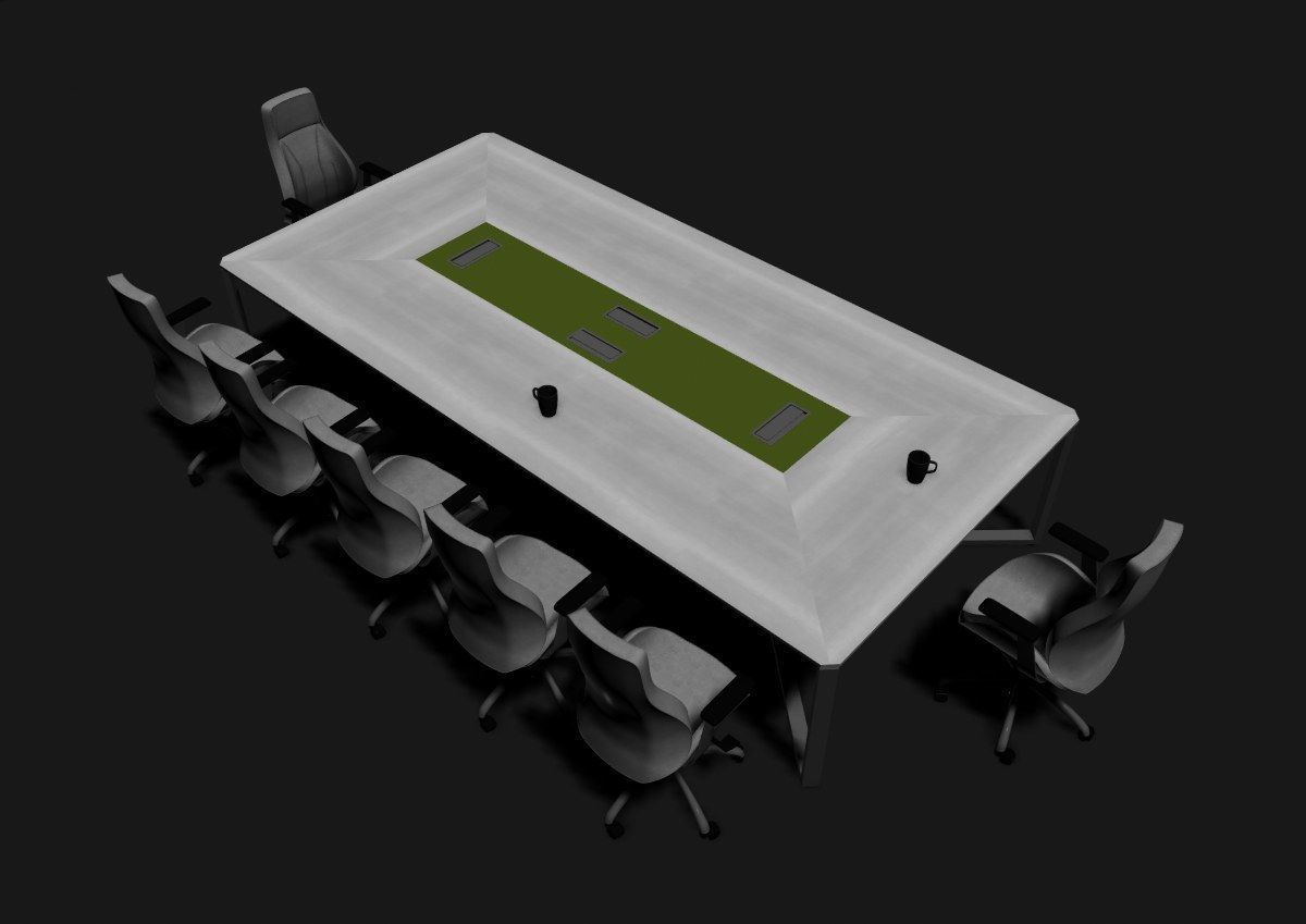 modern meeting room cd366 3D model_48