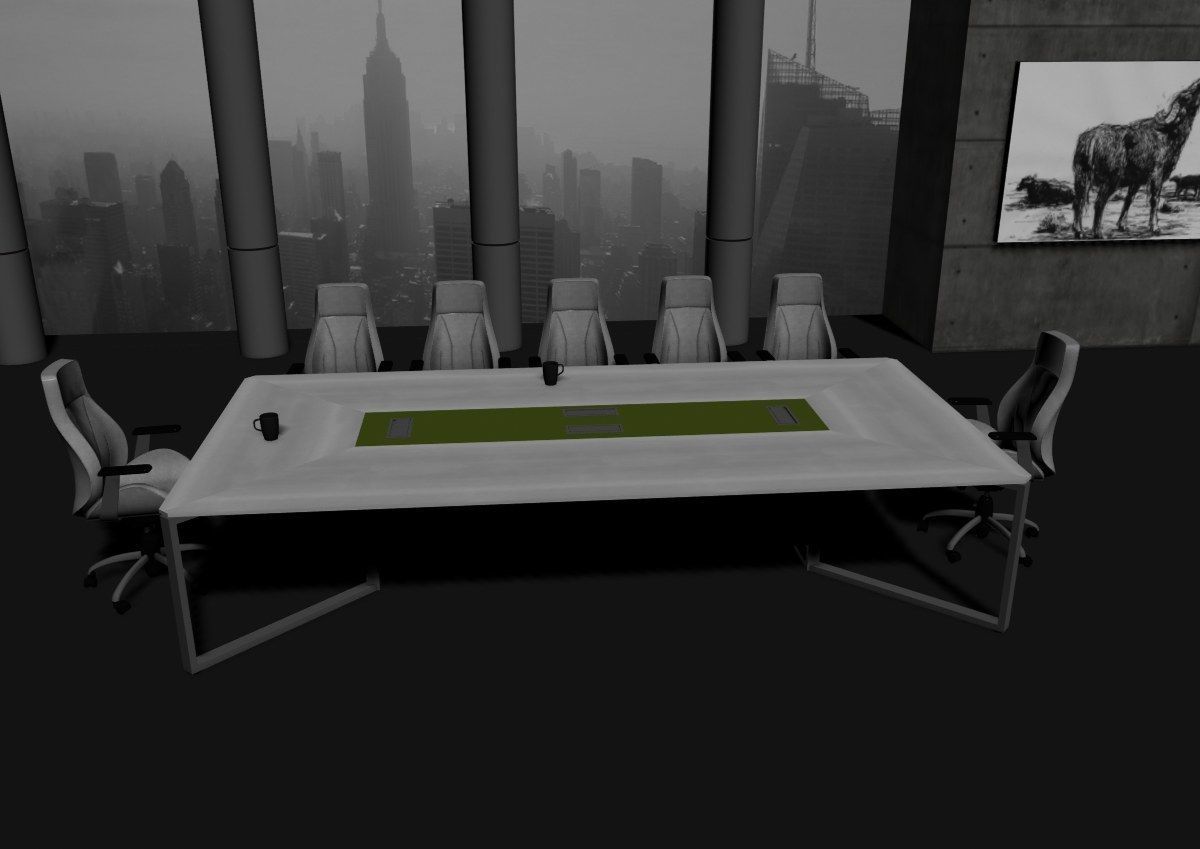 modern meeting room cd366 3D model_24