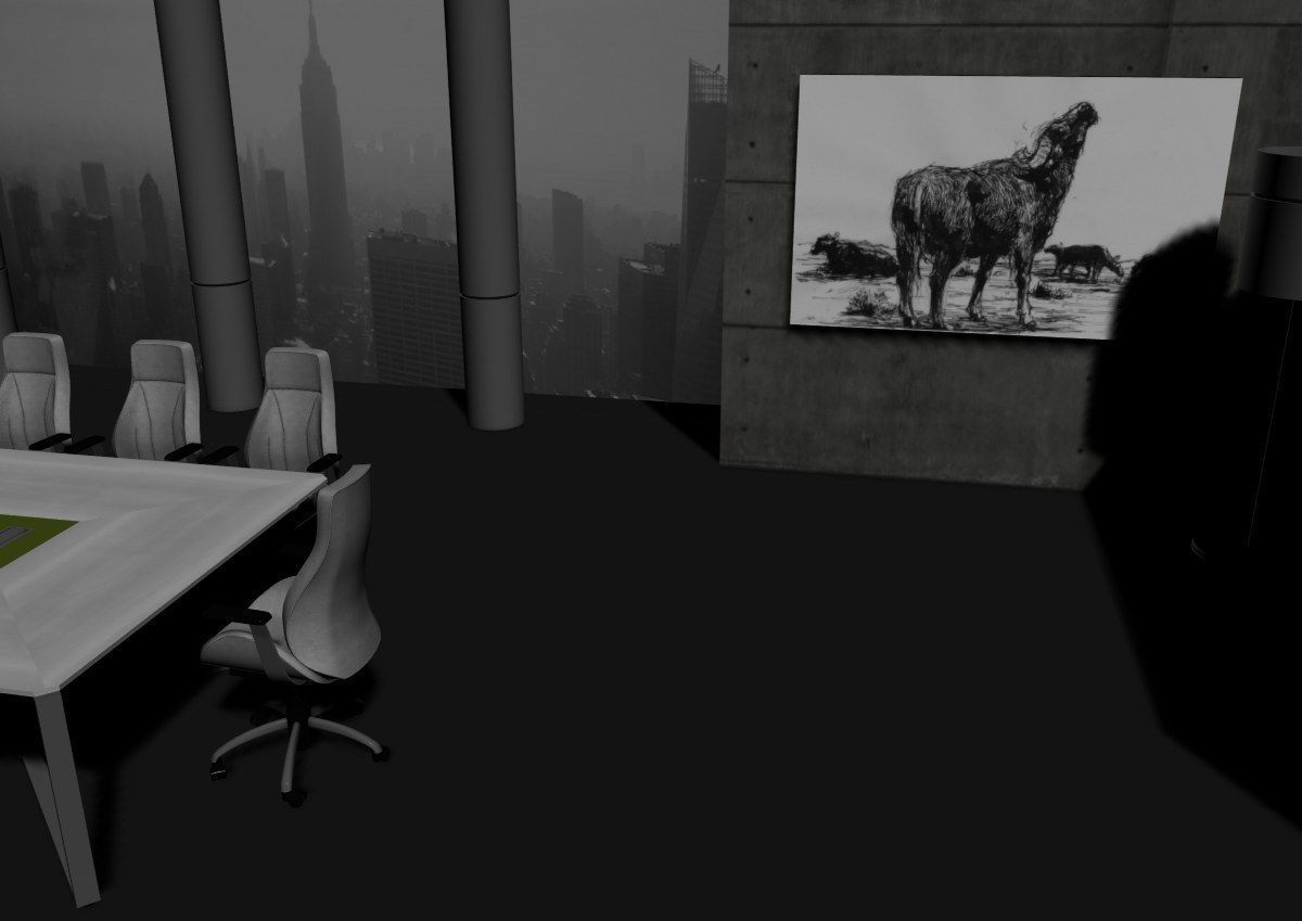 modern meeting room cd366 3D model_15