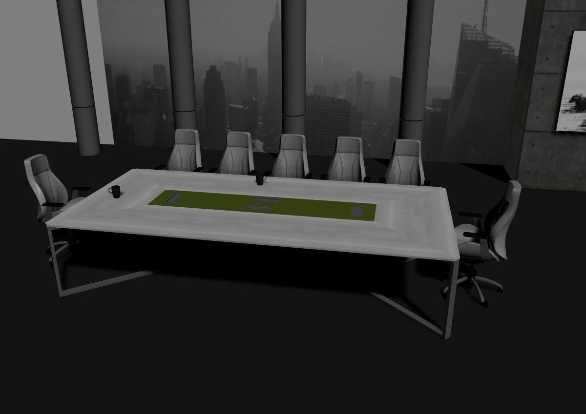 modern meeting room cd366 3D model_20
