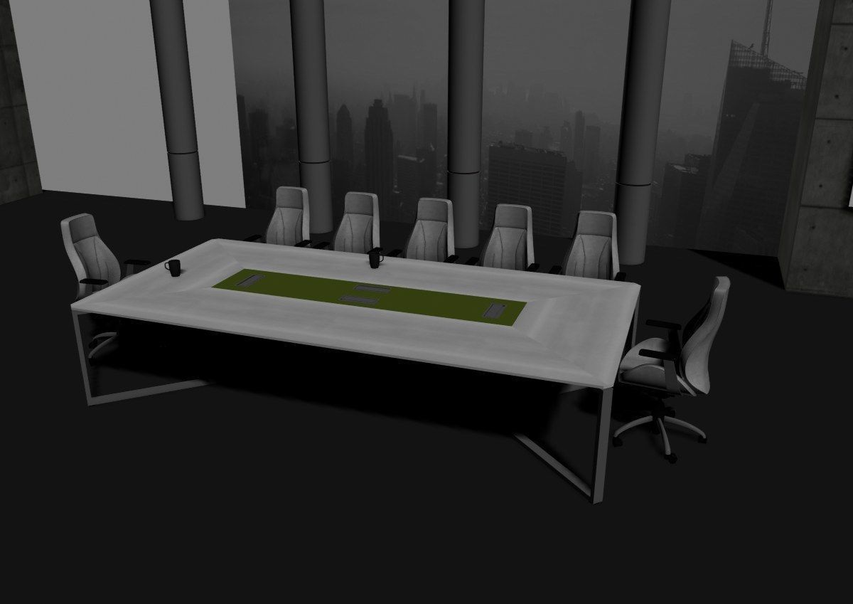 modern meeting room cd366 3D model_18