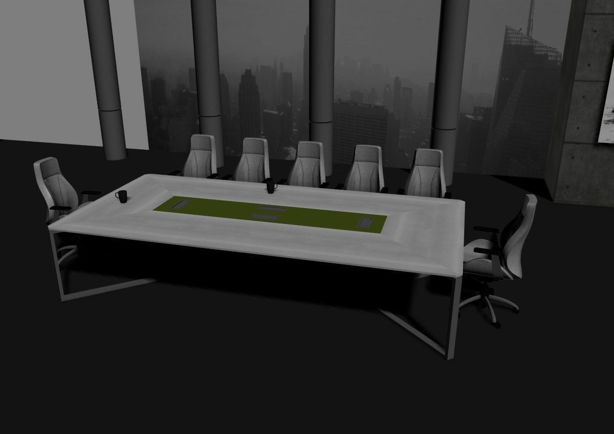 modern meeting room cd366 3D model_19