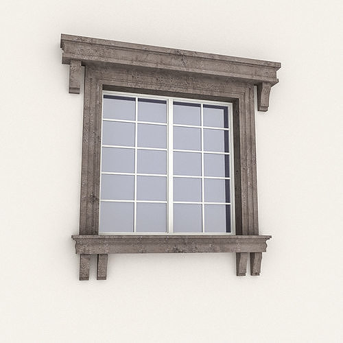 Window Frame 11 Low-poly 3D model