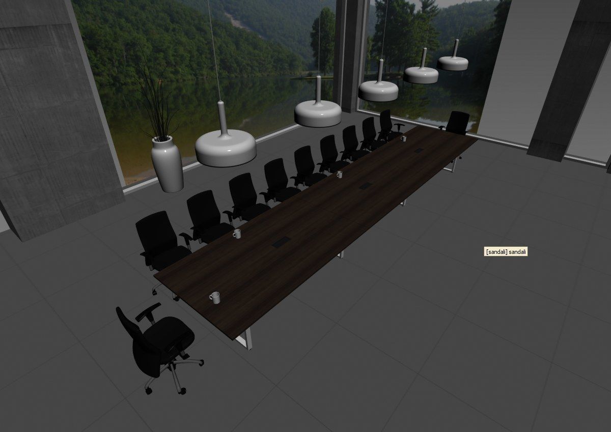 meeting room cd466 a04 3D model_7