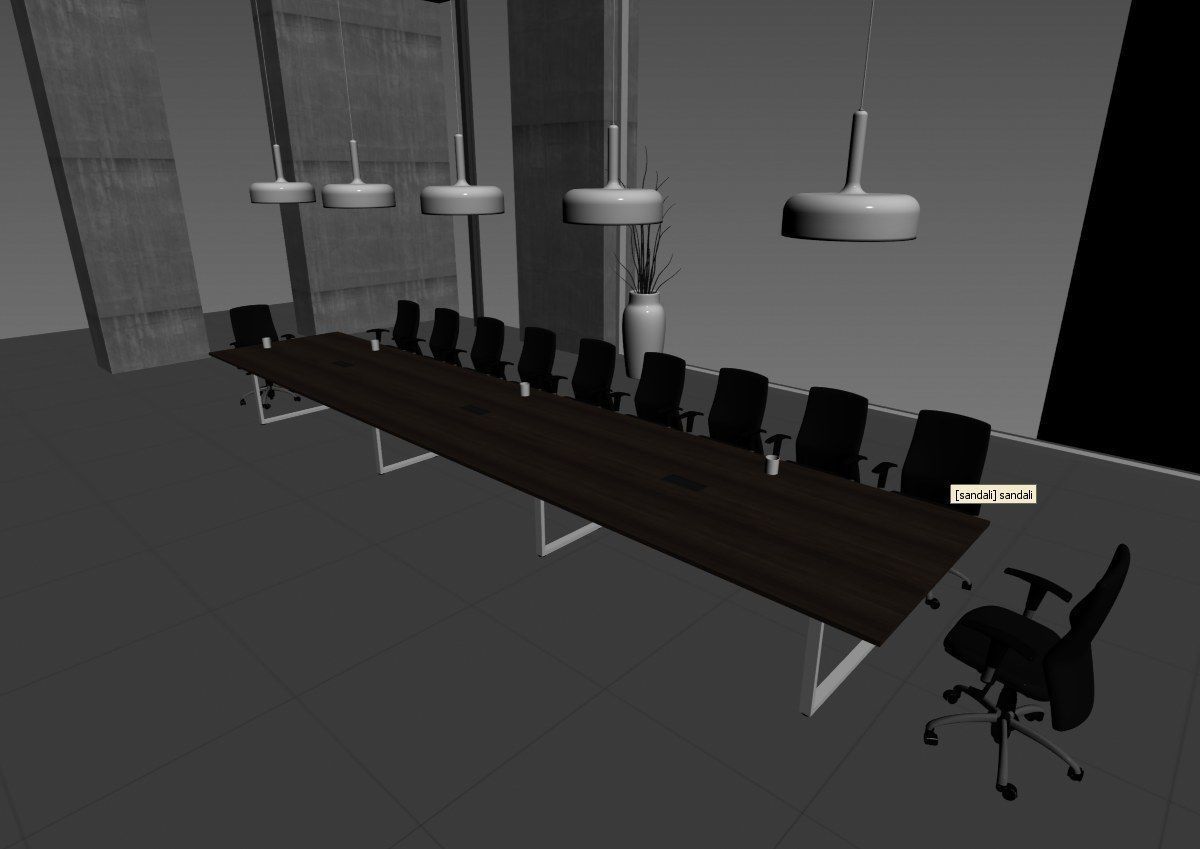 meeting room cd466 a04 3D model_33