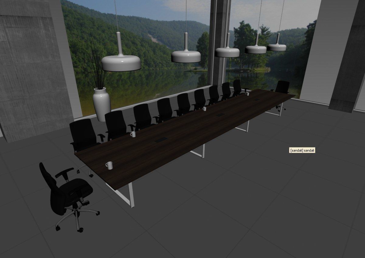 meeting room cd466 a04 3D model_11