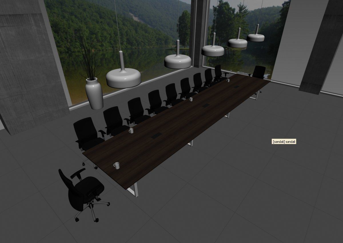 meeting room cd466 a04 3D model_8