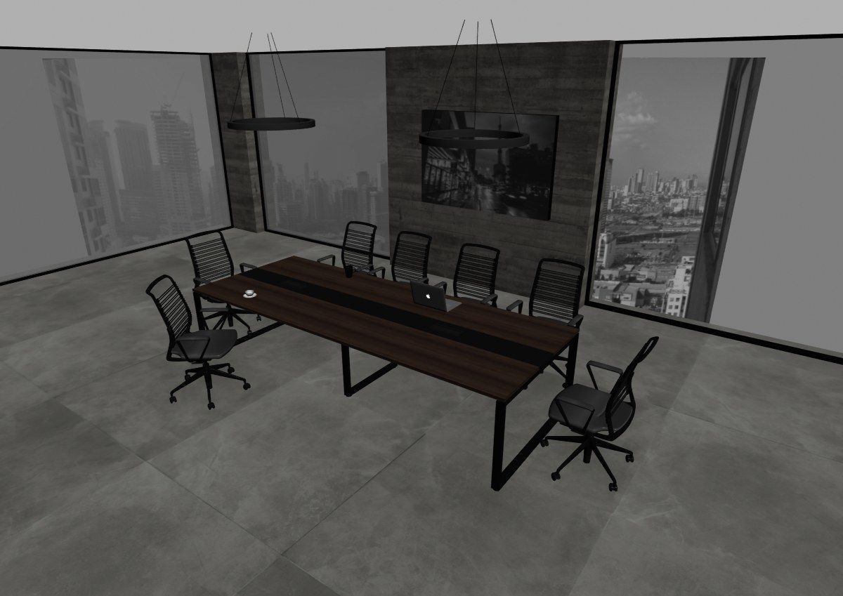 meeting room cd466 b02 3D model_4
