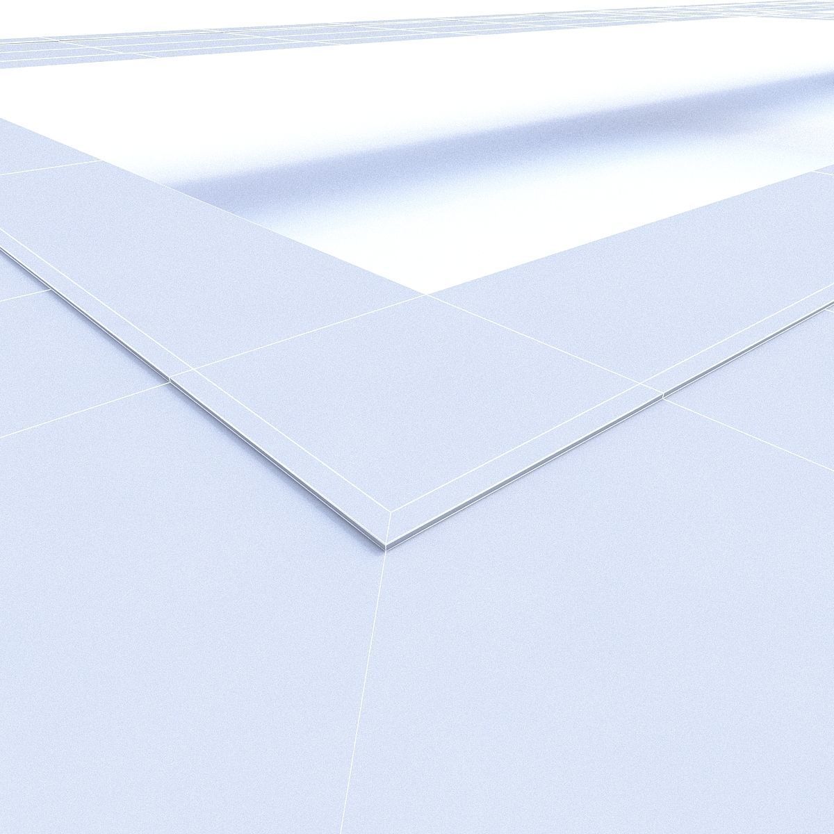 Modular Road Low-poly 3D model_8