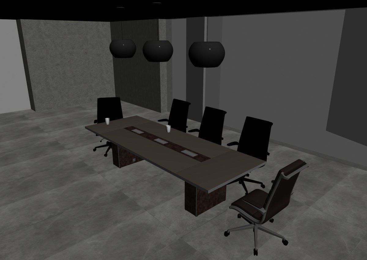meeting room cd566 a05 3D model_43