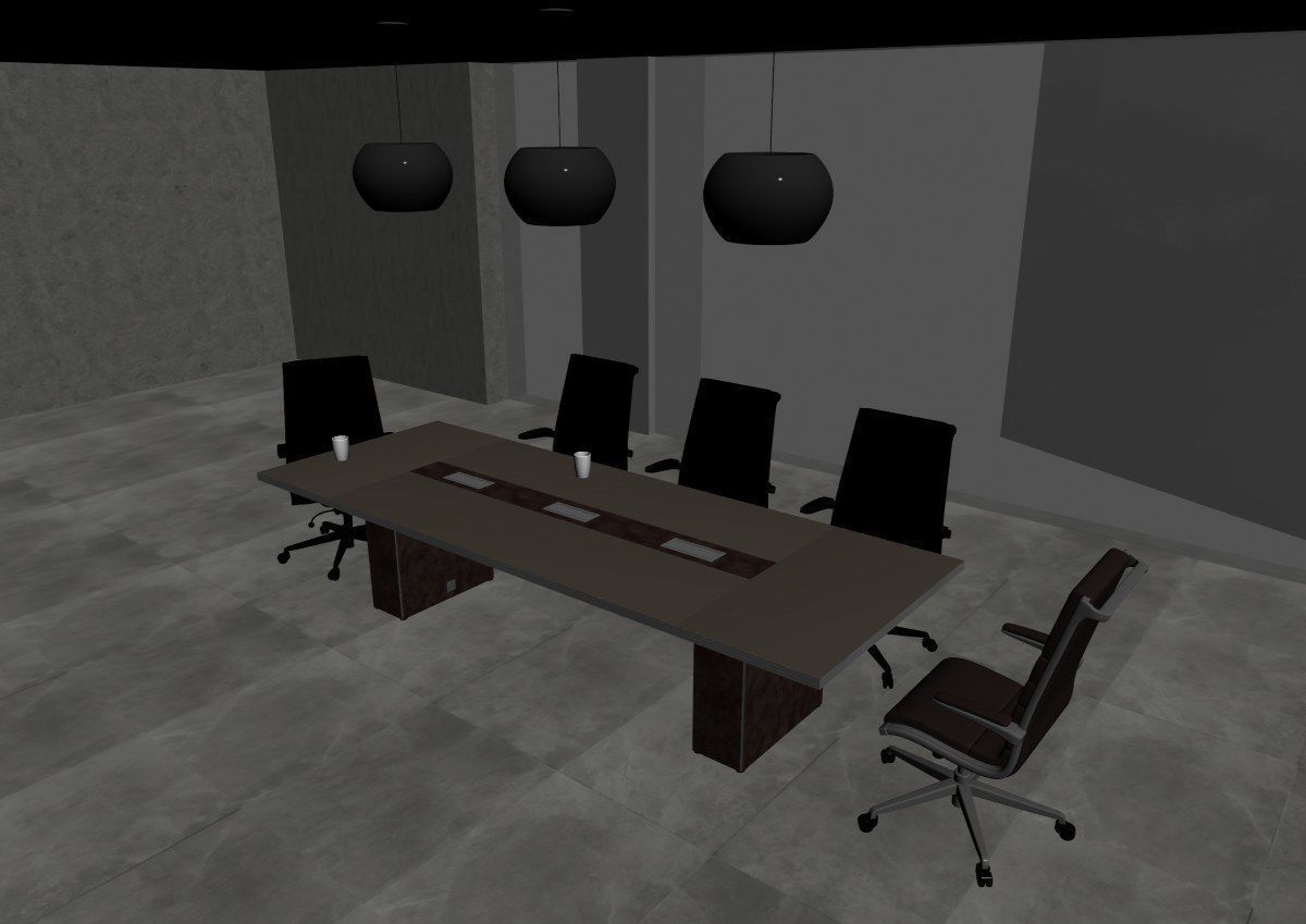 meeting room cd566 a05 3D model_36