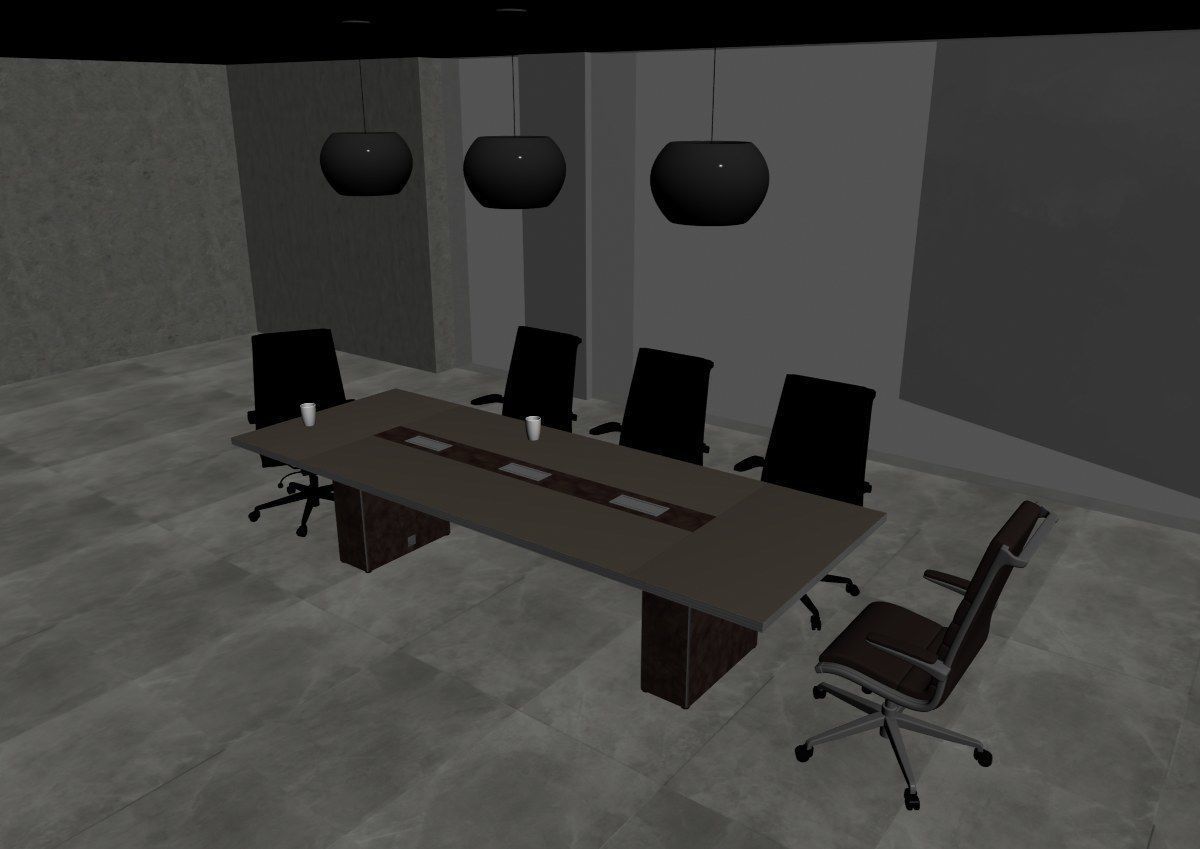 meeting room cd566 a05 3D model_35