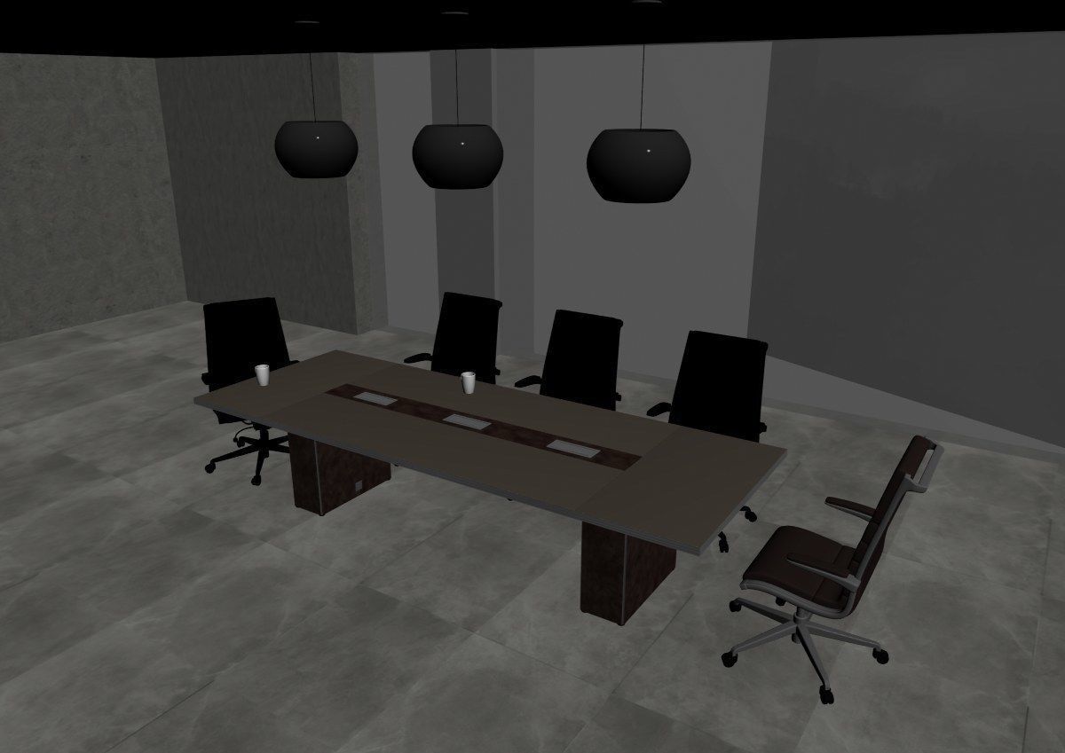 meeting room cd566 a05 3D model_32