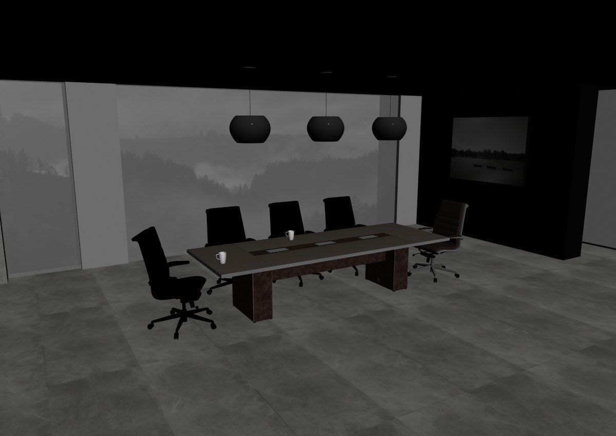 meeting room cd566 a05 3D model_6