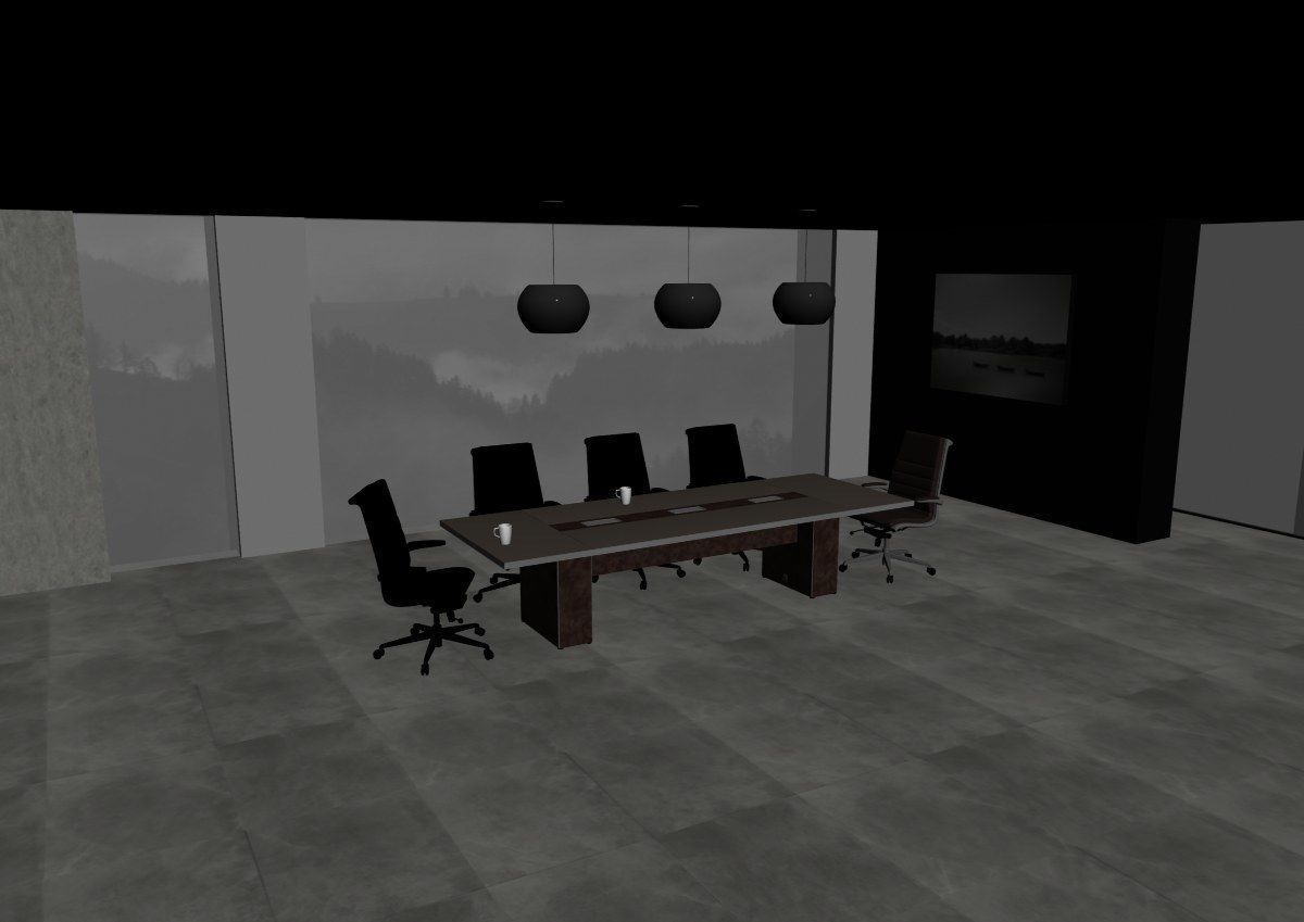 meeting room cd566 a05 3D model_2
