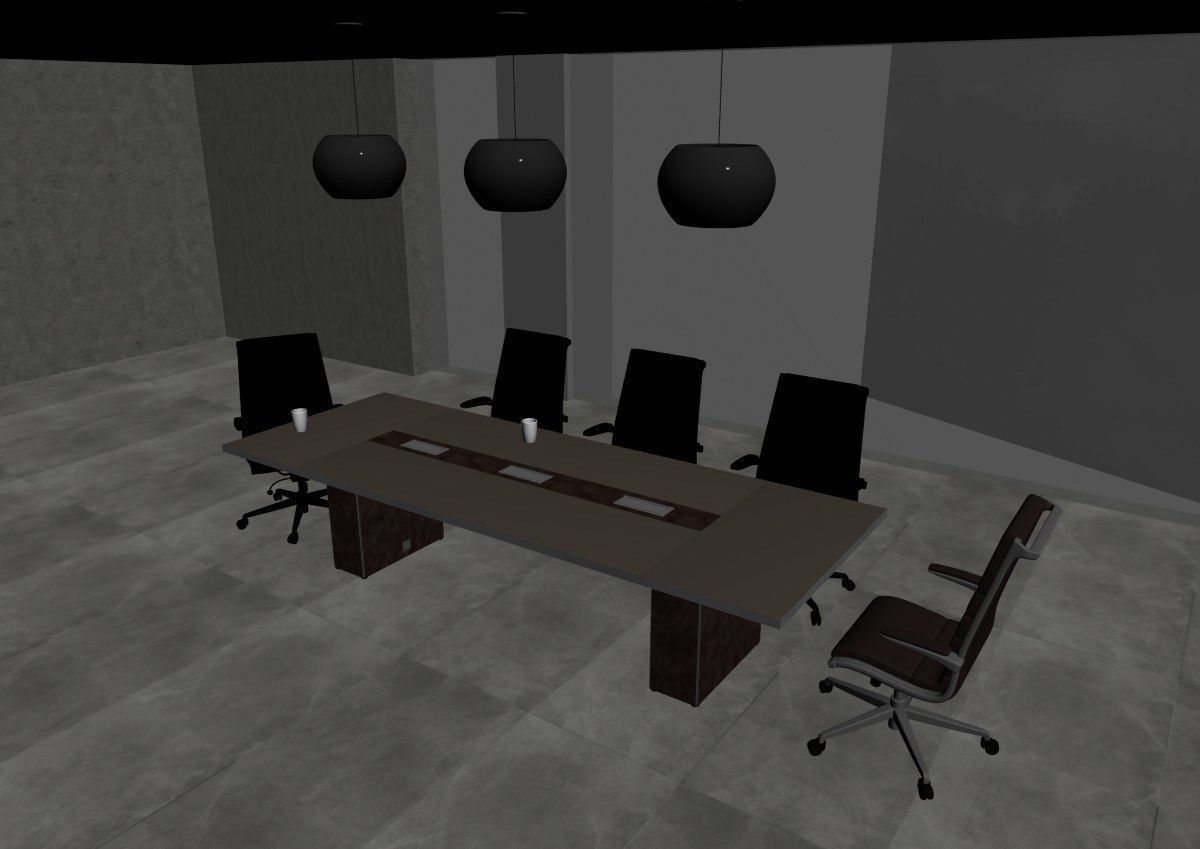 meeting room cd566 a05 3D model_33