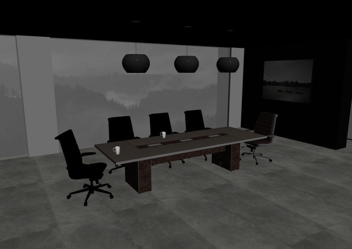 meeting room cd566 a05 3D model_9
