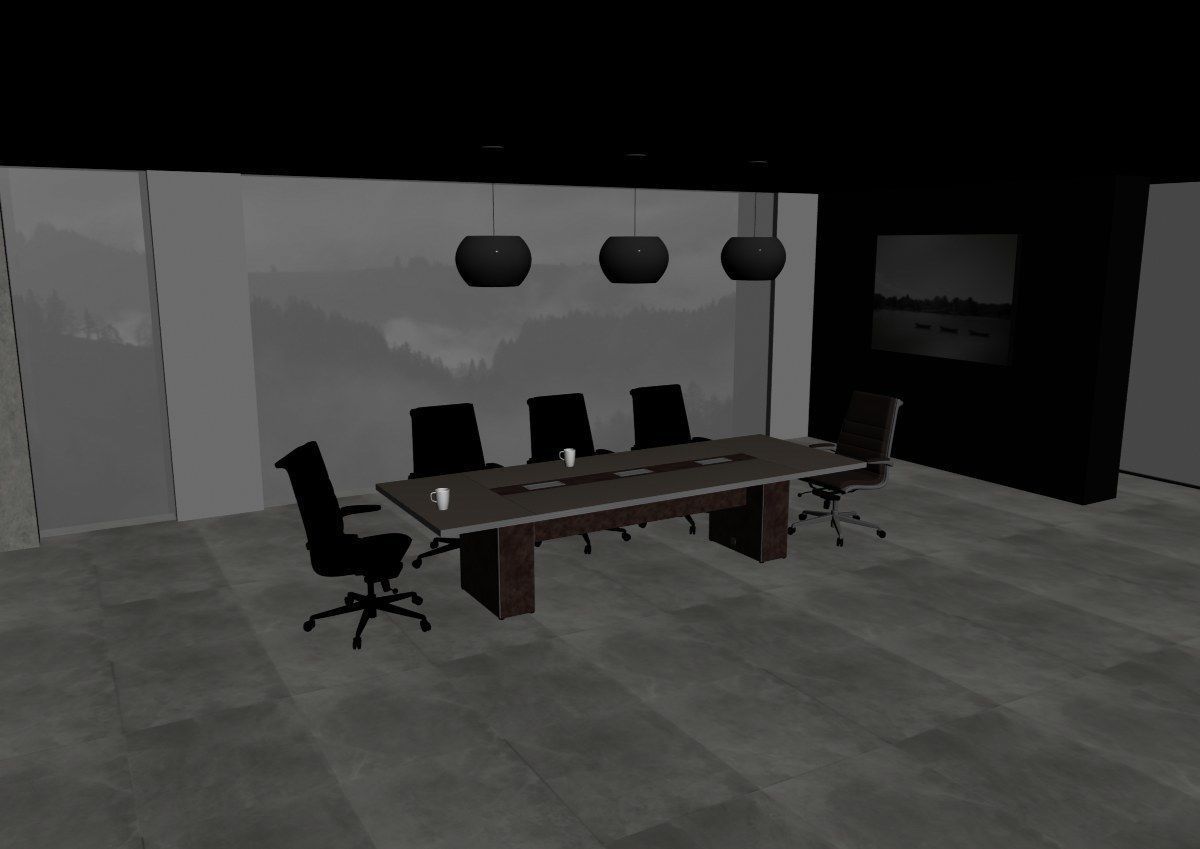 meeting room cd566 a05 3D model_5