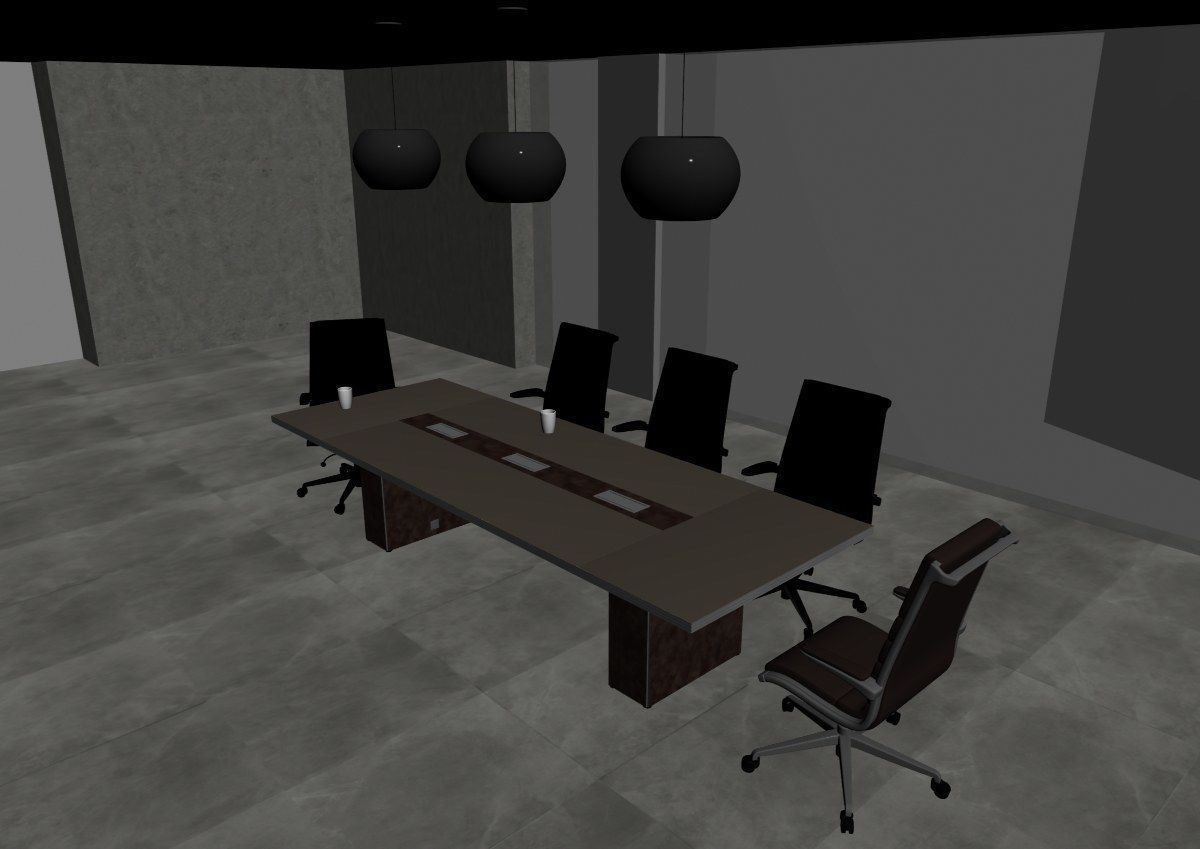 meeting room cd566 a05 3D model_42