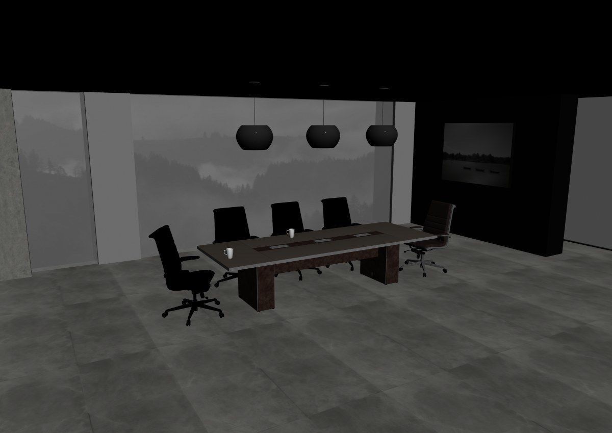 meeting room cd566 a05 3D model_4