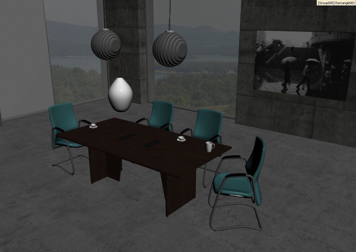 meeting room cd666 a02 3D model_7