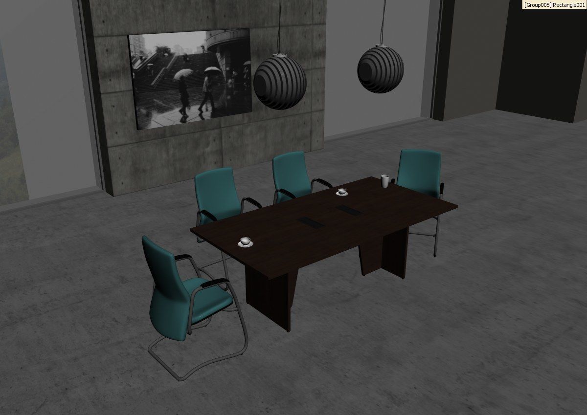 meeting room cd666 a02 3D model_27