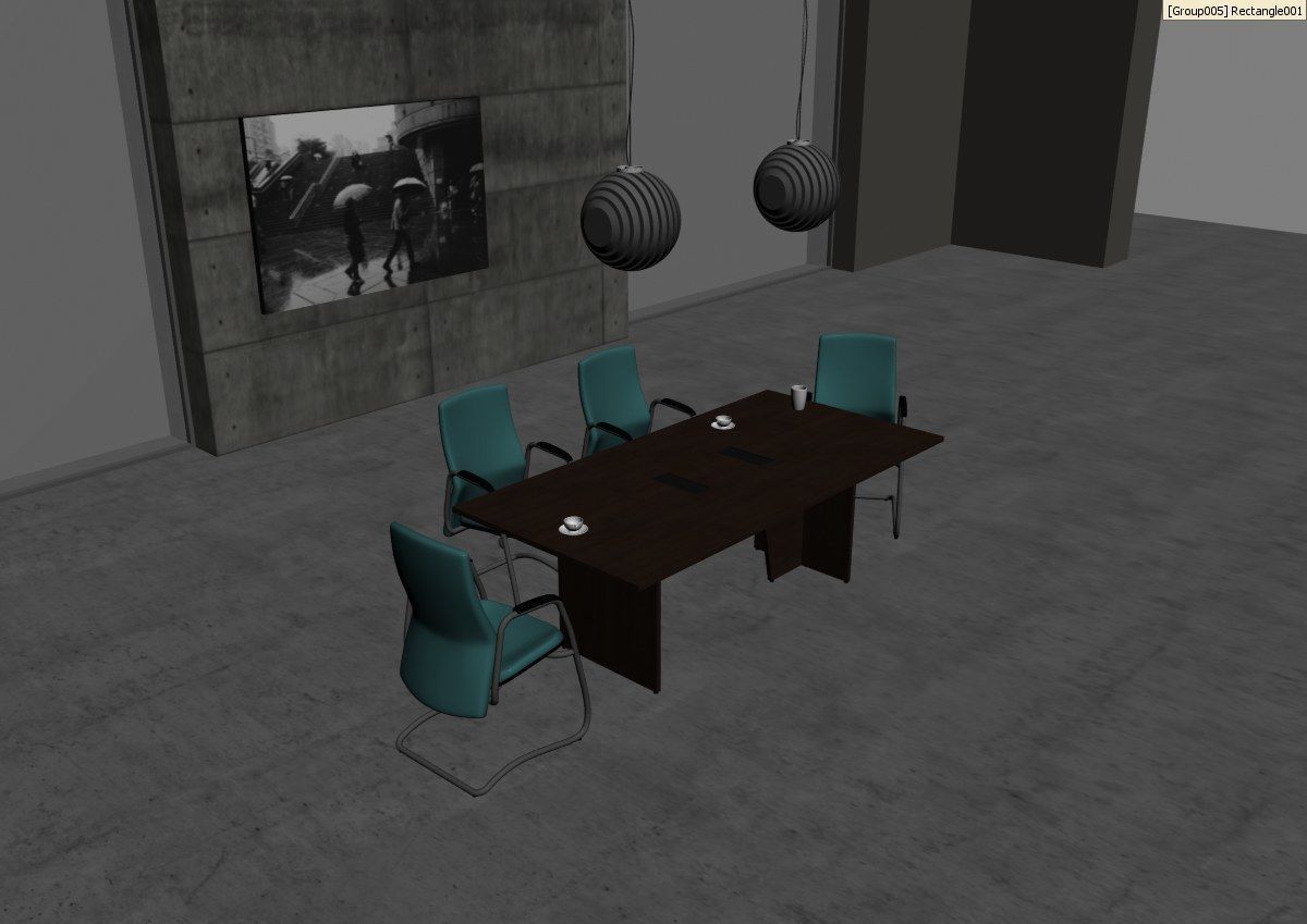 meeting room cd666 a02 3D model_31
