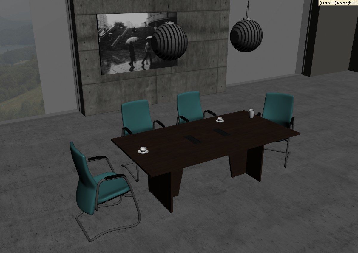 meeting room cd666 a02 3D model_24