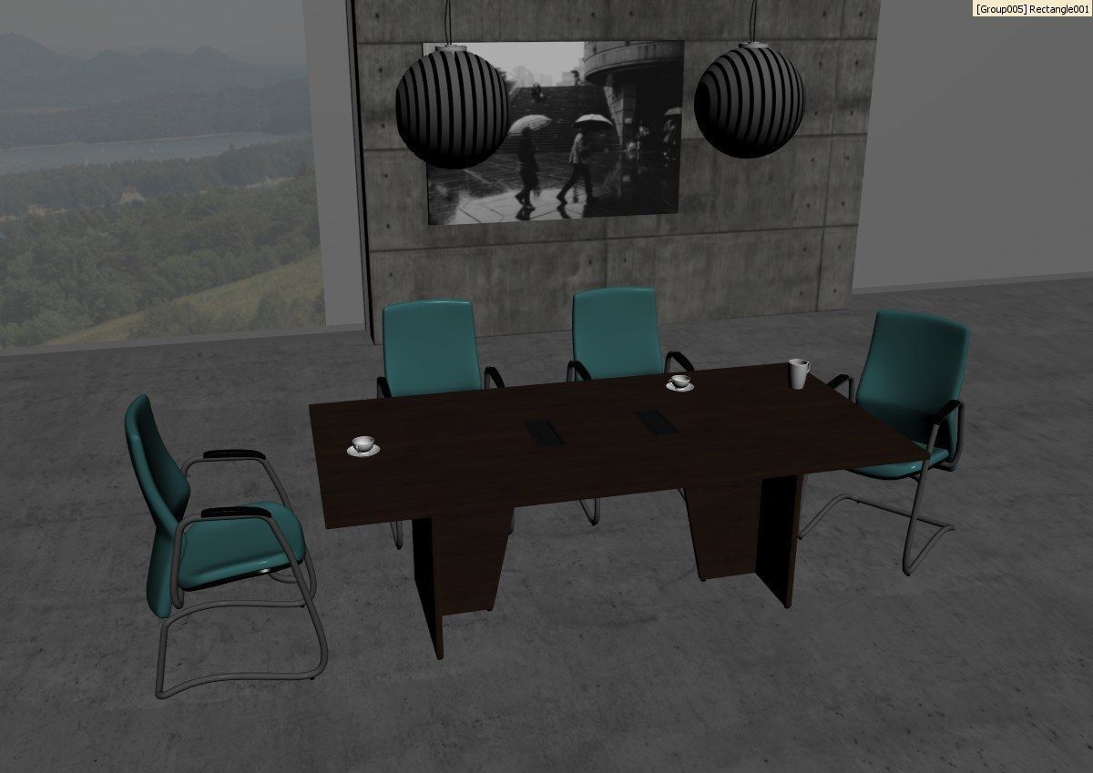 meeting room cd666 a02 3D model_20